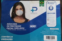 Máscara de  proteção  Facial   PFF2